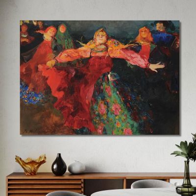 The Dance Filipp Malyavin fml17 canvas print 