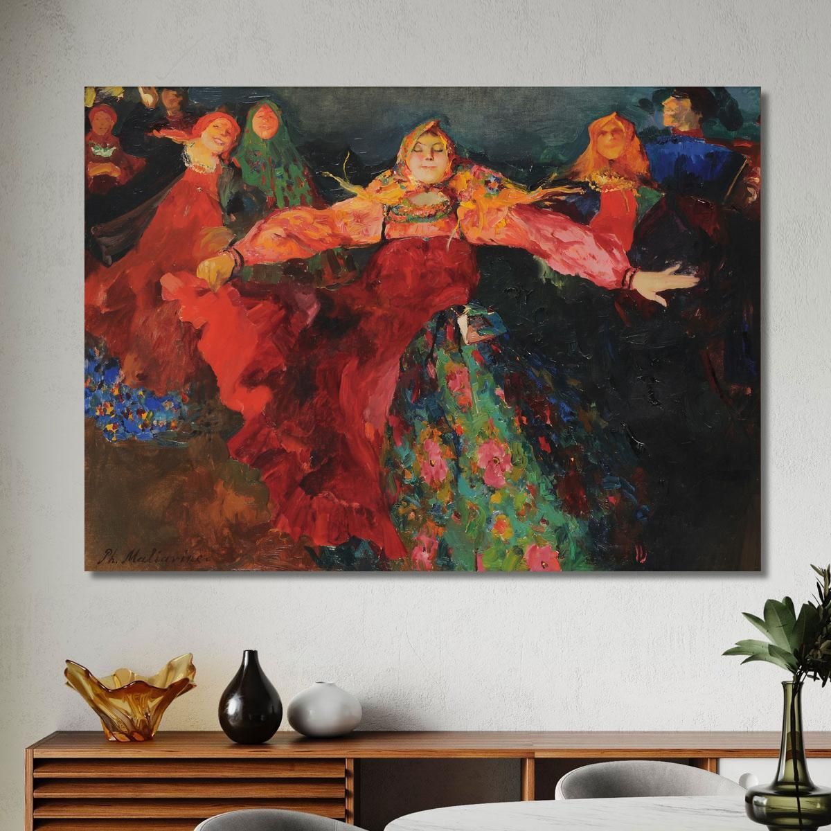 The Dance Filipp Malyavin fml17 canvas print 