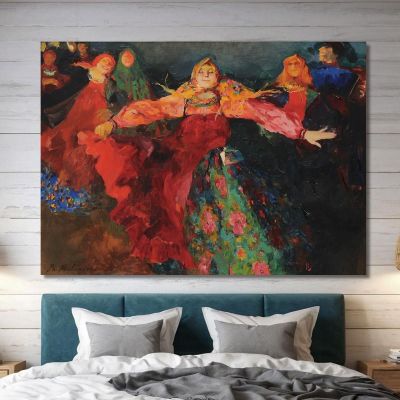 The Dance Filipp Malyavin fml17 canvas print 