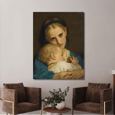 Affection Hugues Merle hmr4 canvas print 