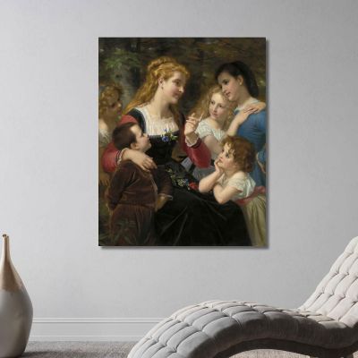 Children'S Tales Hugues Merle hmr6 canvas print 