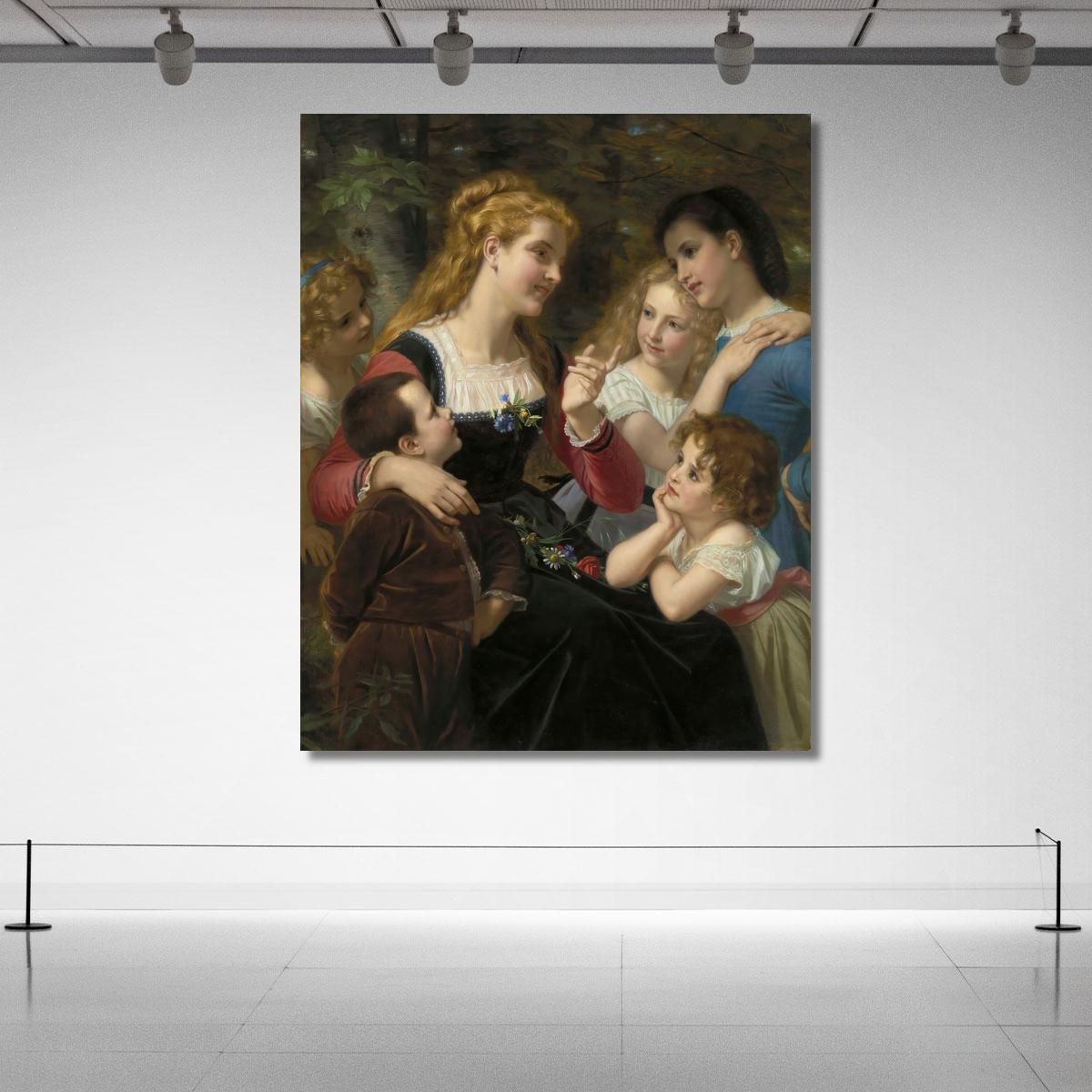 Children'S Tales Hugues Merle hmr6 canvas print 