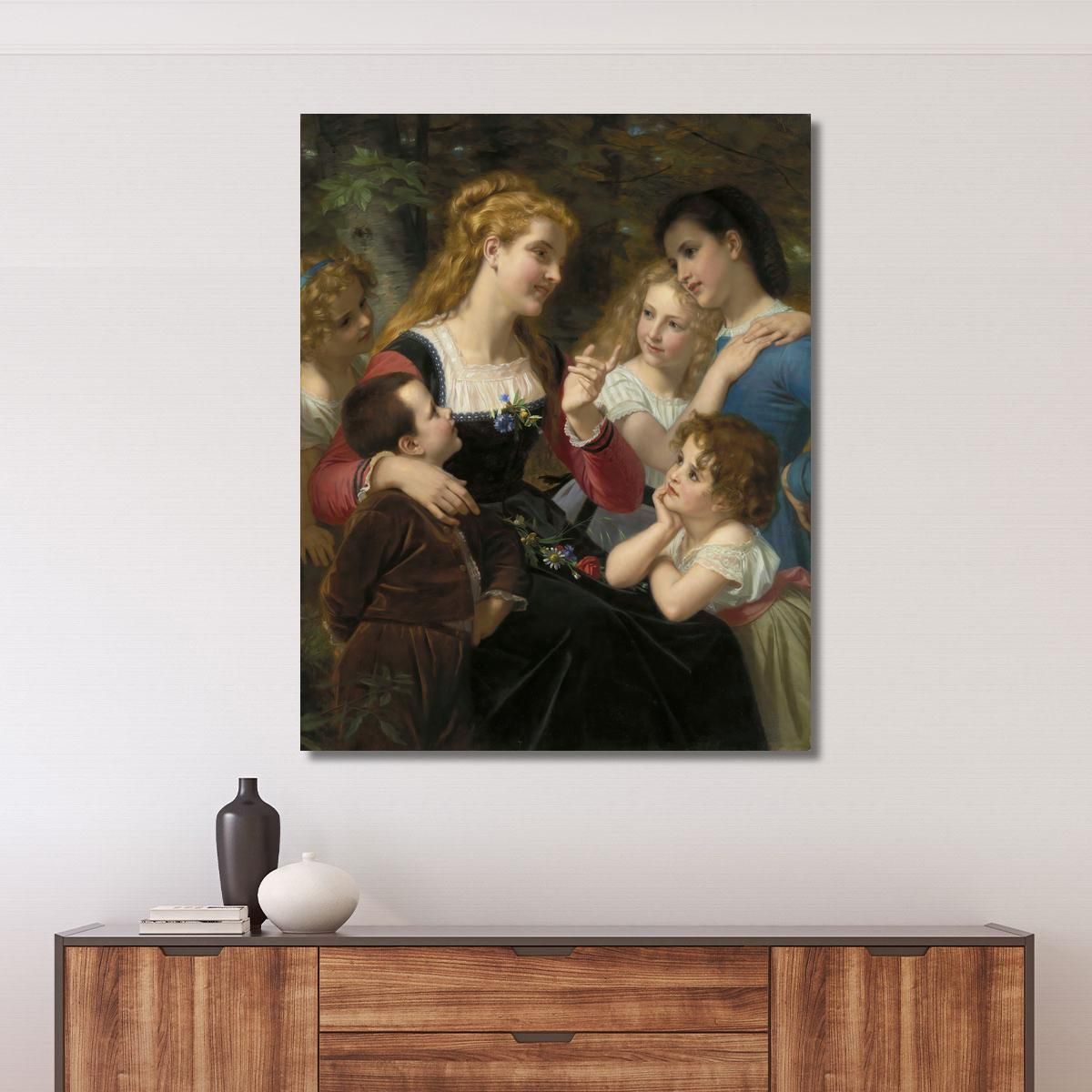 Children'S Tales Hugues Merle hmr6 canvas print 
