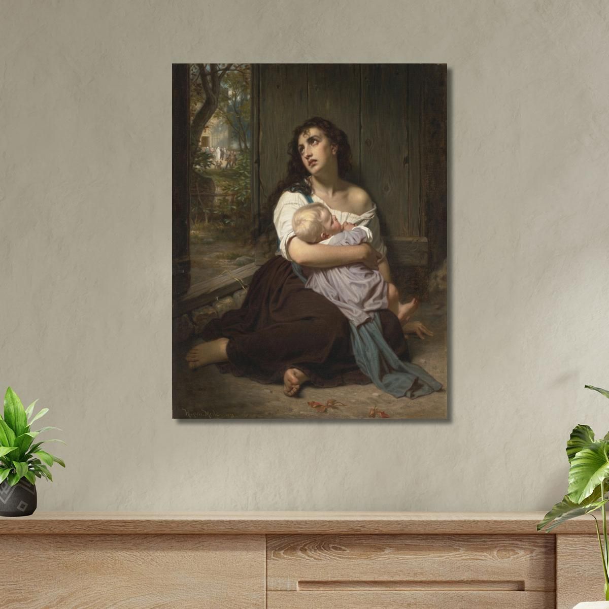 The Abandoned Hugues Merle hmr12 canvas print 