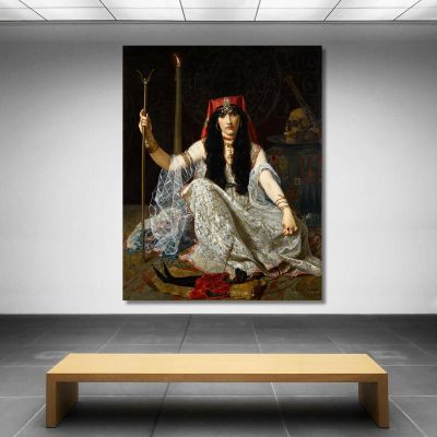 The Sorceress Hugues Merle hmr13 canvas print 