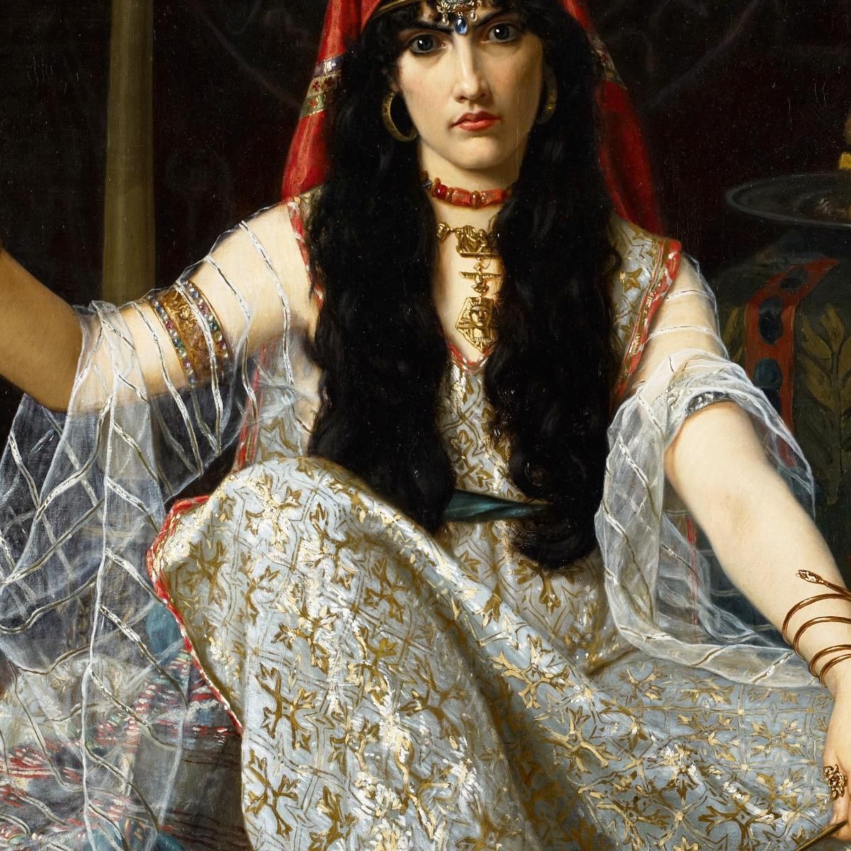 The Sorceress Hugues Merle hmr13 canvas print