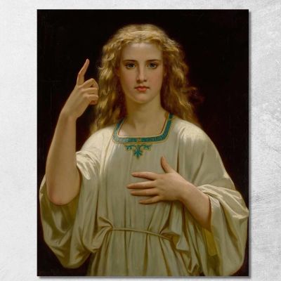 Think Of God Hugues Merle hmr18 canvas print 