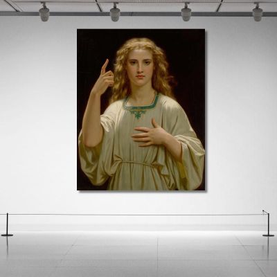 Think Of God Hugues Merle hmr18 canvas print 