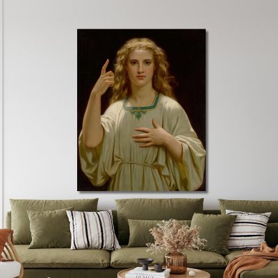 Think Of God Hugues Merle hmr18 canvas print 