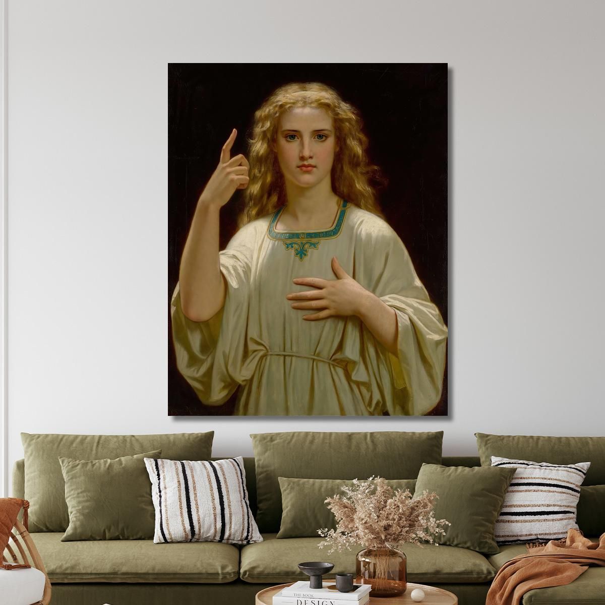 Think Of God Hugues Merle hmr18 canvas print 