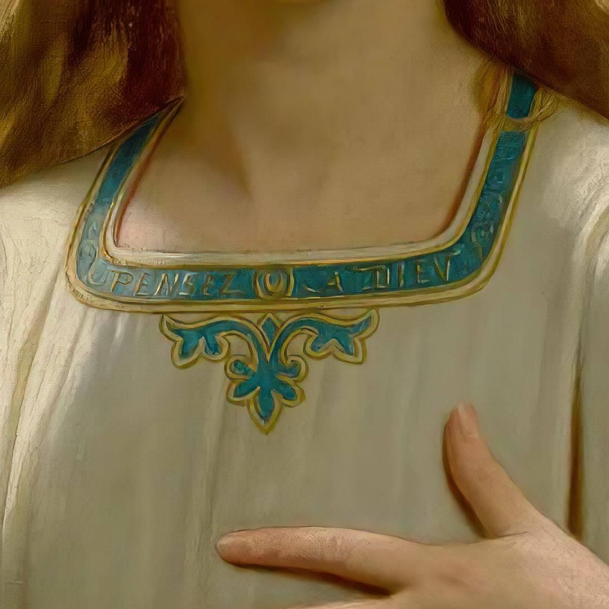 Think Of God Hugues Merle hmr18 canvas print