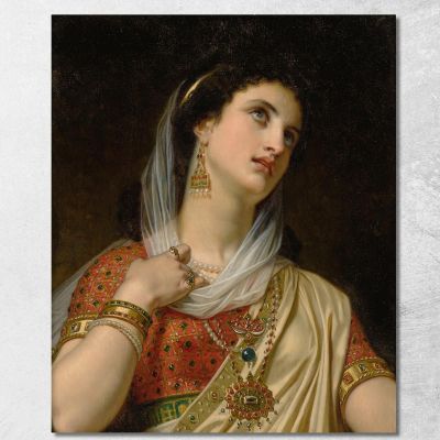Queen Esther Hugues Merle hmr19 canvas print 
