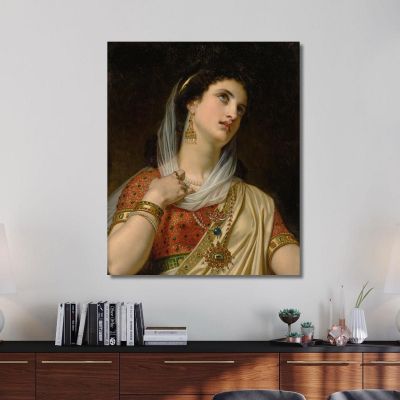 Queen Esther Hugues Merle hmr19 canvas print 