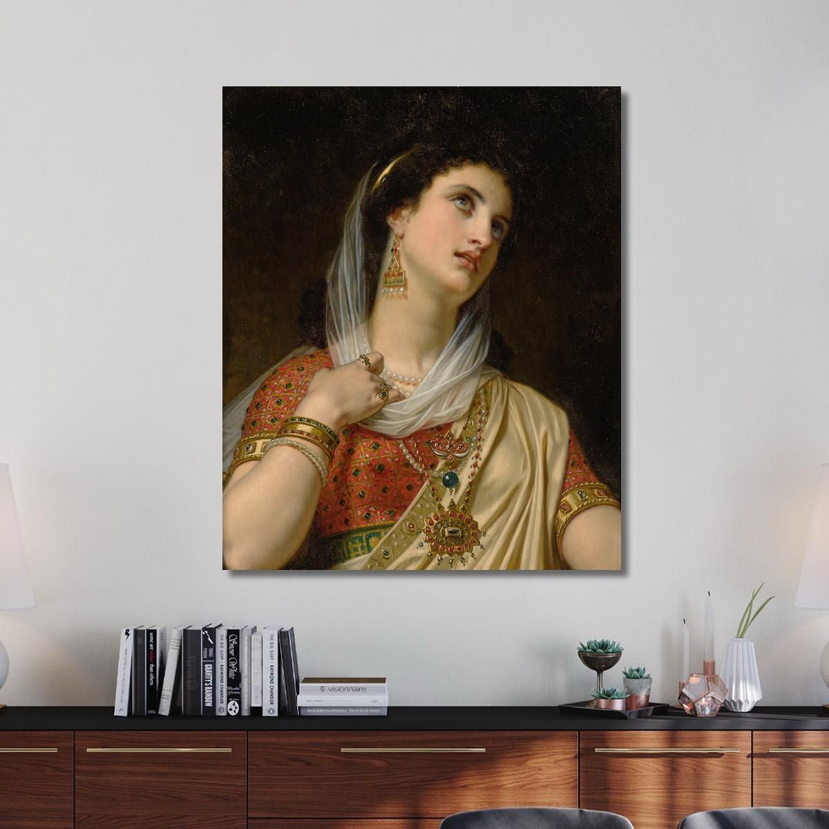 Queen Esther Hugues Merle hmr19 canvas print 