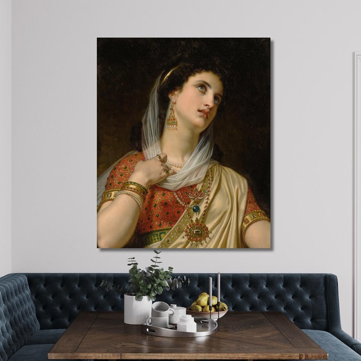 Queen Esther Hugues Merle hmr19 canvas print 
