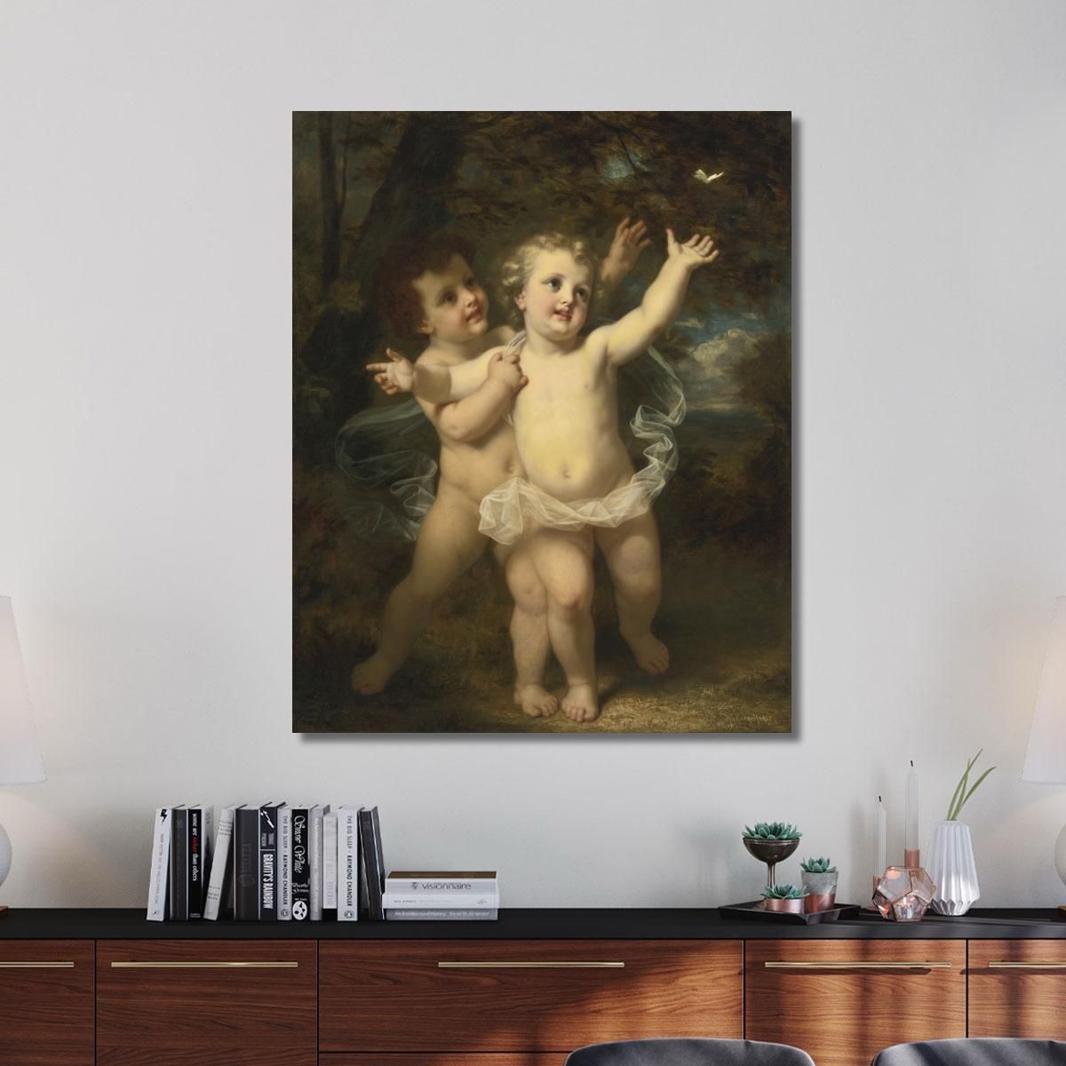 The Butterfly Hugues Merle hmr23 canvas print 