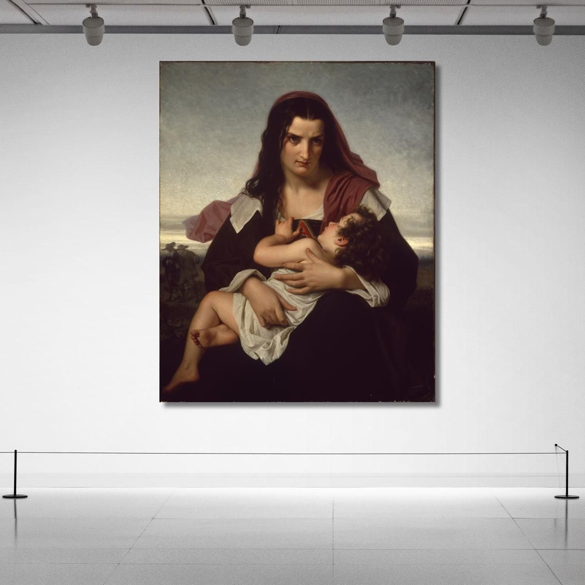The Scarlet Letter Hugues Merle hmr27 canvas print 
