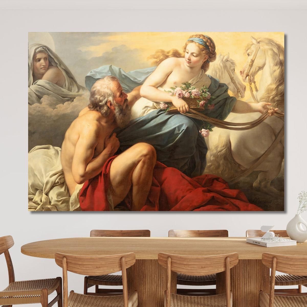 Aurora And Tithonus Louis-Jean-François Lagrenée ljf4 canvas print 