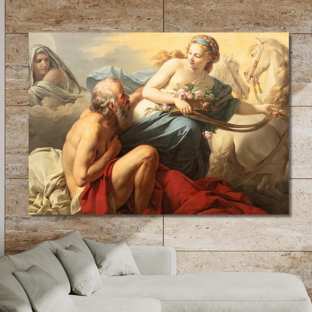 Aurora And Tithonus Louis-Jean-François Lagrenée ljf4 canvas print 