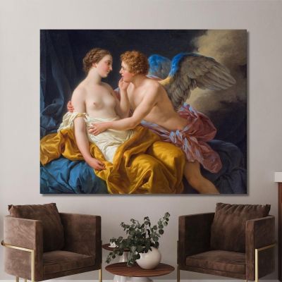 Cupid And Psyche Louis-Jean-François Lagrenée ljf6 canvas print 