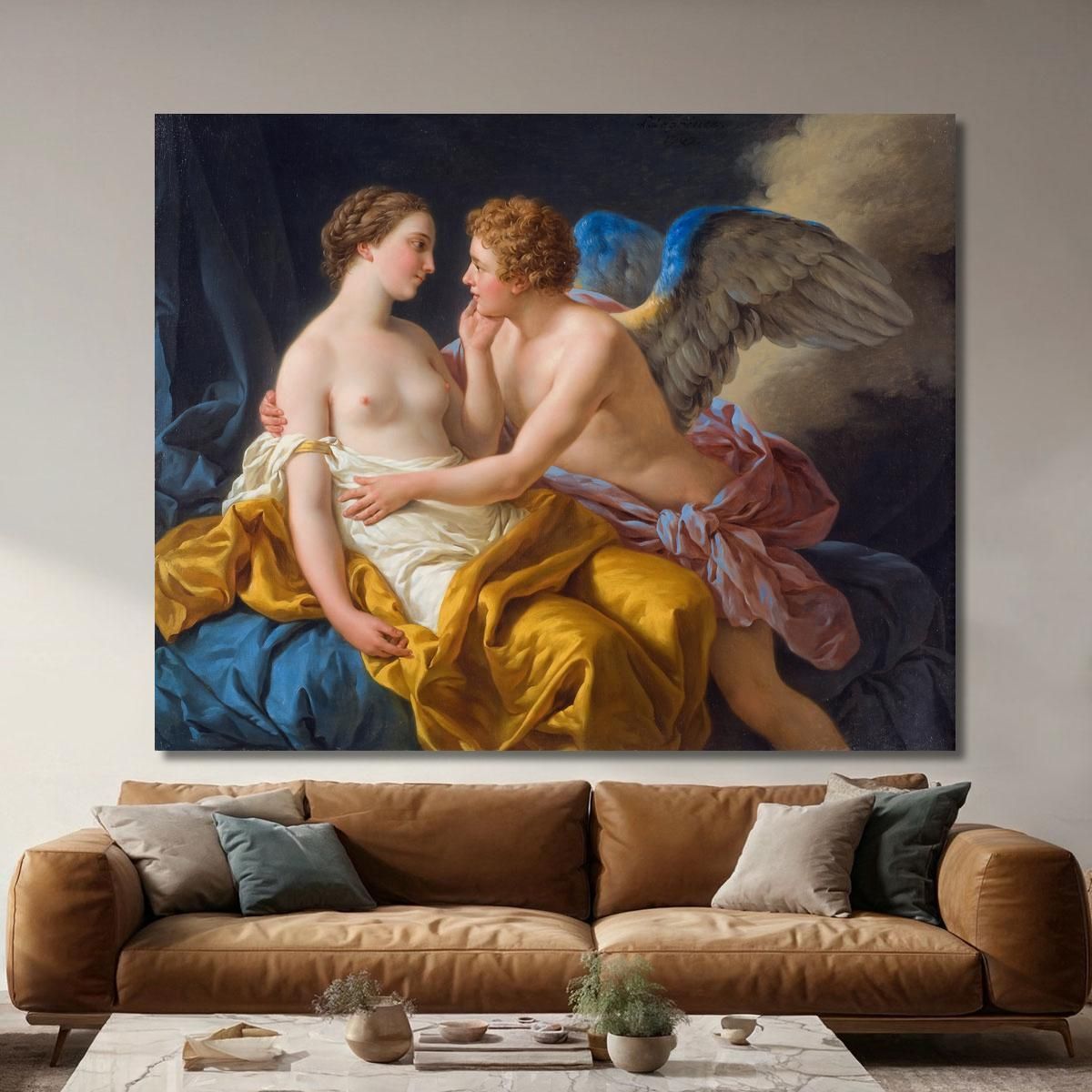 Cupid And Psyche Louis-Jean-François Lagrenée ljf6 canvas print 