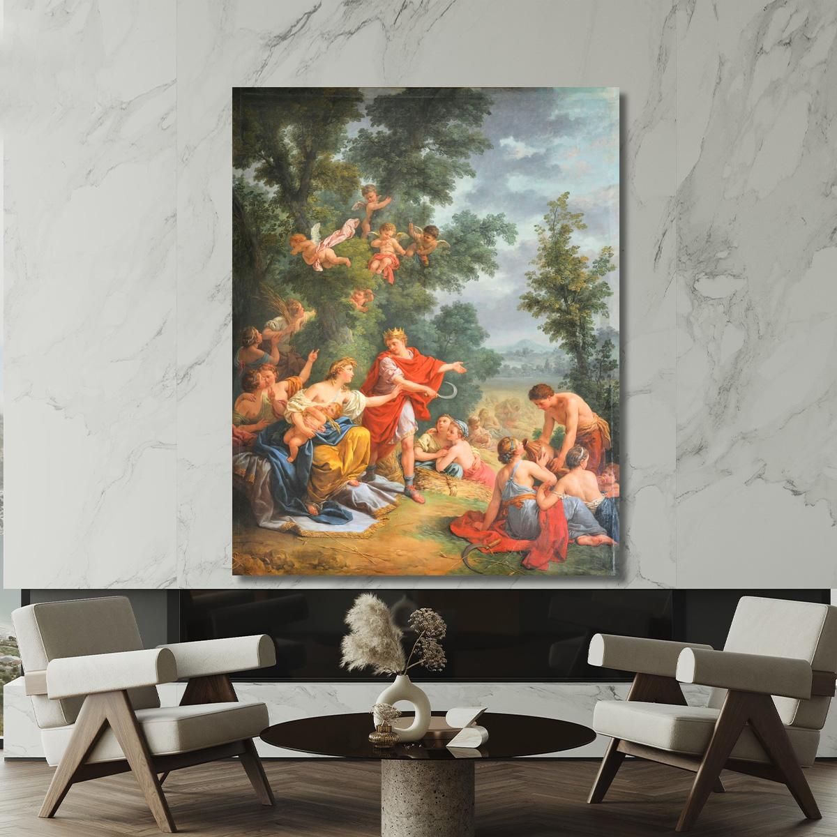 Ceres Or Agriculture Louis-Jean-François Lagrenée ljf7 canvas print 