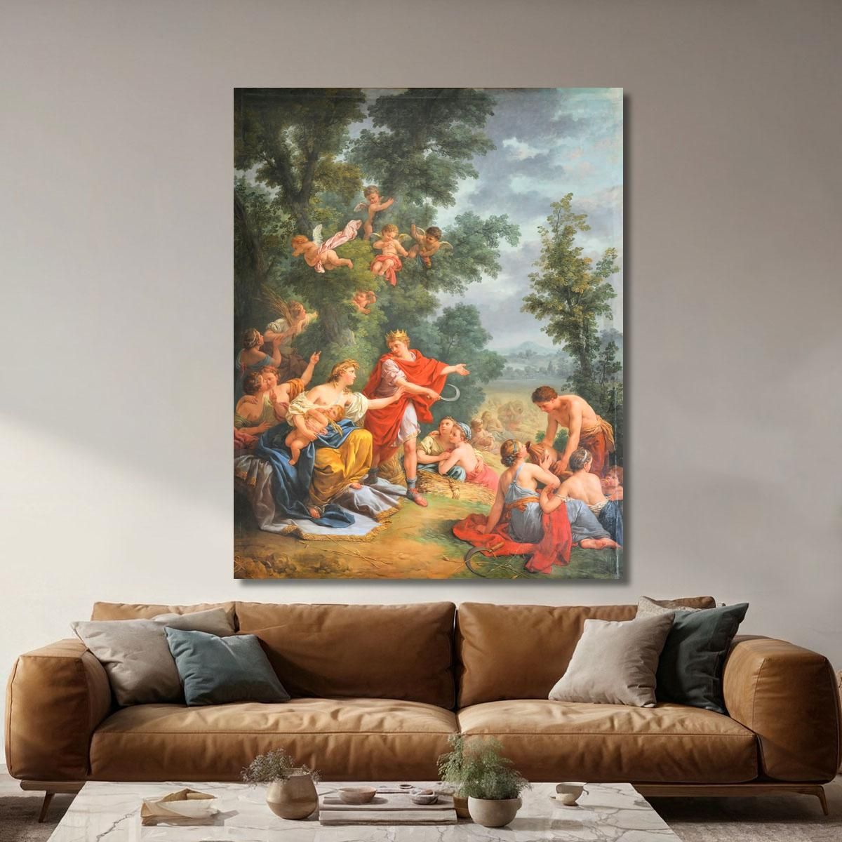 Ceres Or Agriculture Louis-Jean-François Lagrenée ljf7 canvas print 
