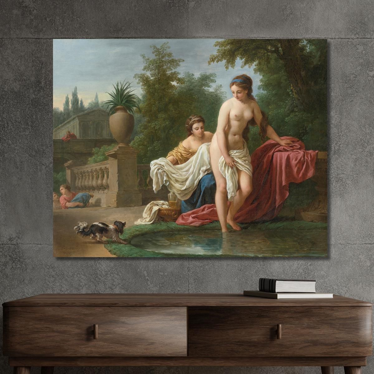 David And Bathsheba Louis-Jean-François Lagrenée ljf8 canvas print 