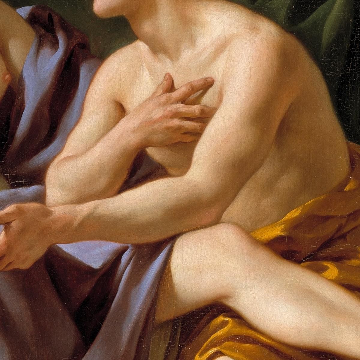 Mercury Herse And Aglaura Louis-Jean-François Lagrenée ljf17 canvas print