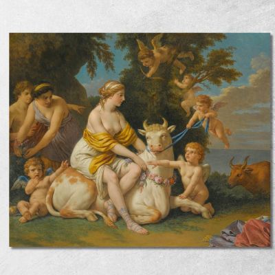 The Rape Of Europa Louis-Jean-François Lagrenée ljf24 canvas print 