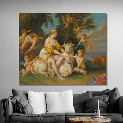 The Rape Of Europa Louis-Jean-François Lagrenée ljf24 canvas print 