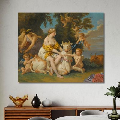The Rape Of Europa Louis-Jean-François Lagrenée ljf24 canvas print 