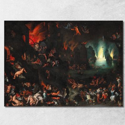 A Scene Of Hell Jan Brueghel The Elder jbe4 canvas print 