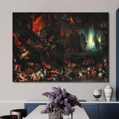 A Scene Of Hell Jan Brueghel The Elder jbe4 canvas print 