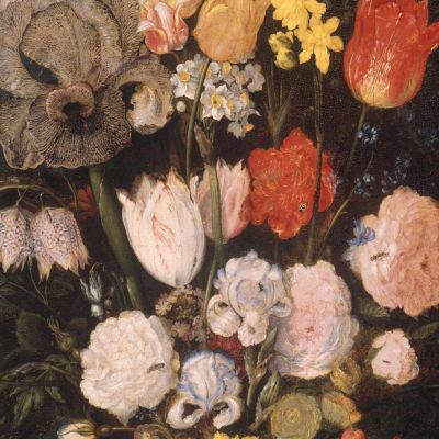 Bouquet Of Flowers In An Earthenware Vase Jan Brueghel The Elder jbe9 canvas print