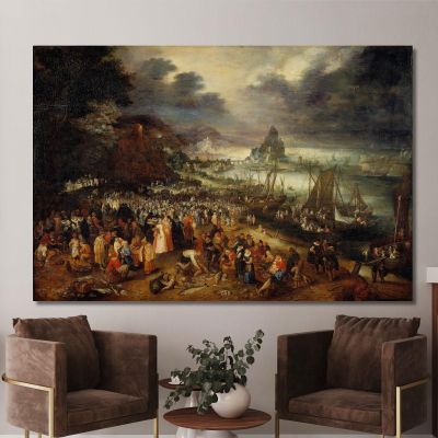 Christ Preaching From The Boat Jan Brueghel The Elder jbe10 canvas print 