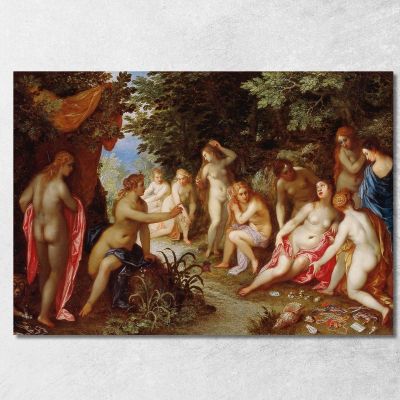 Diana And Callisto Jan Brueghel The Elder jbe13 canvas print 