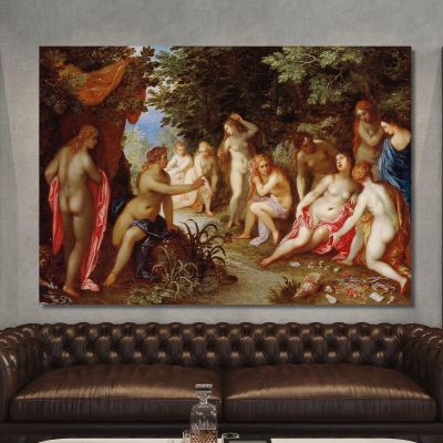 Diana And Callisto Jan Brueghel The Elder jbe13 canvas print 