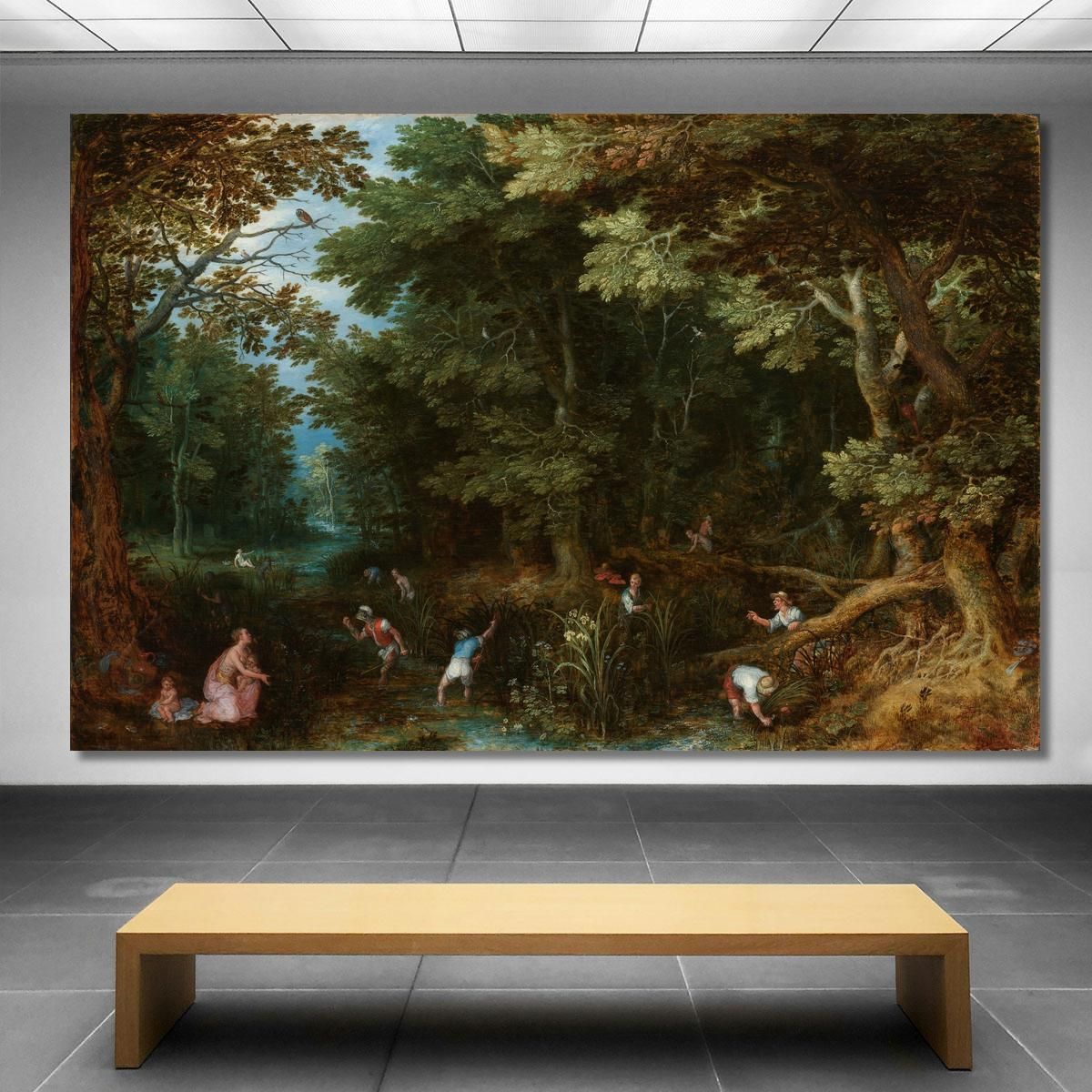 Latona And The Lycian Peasants Jan Brueghel The Elder jbe26 canvas print 