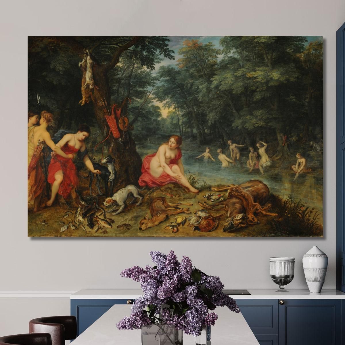 Nymphs Bathing Jan Brueghel The Elder jbe29 canvas print 