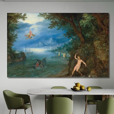 Perseus And Andromeda Jan Brueghel The Elder jbe31 canvas print 