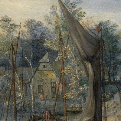 River Landscape 2 Jan Brueghel The Elder jbe32 canvas print