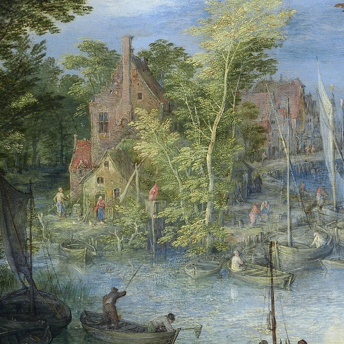 River Landscape 3 Jan Brueghel The Elder jbe33 canvas print