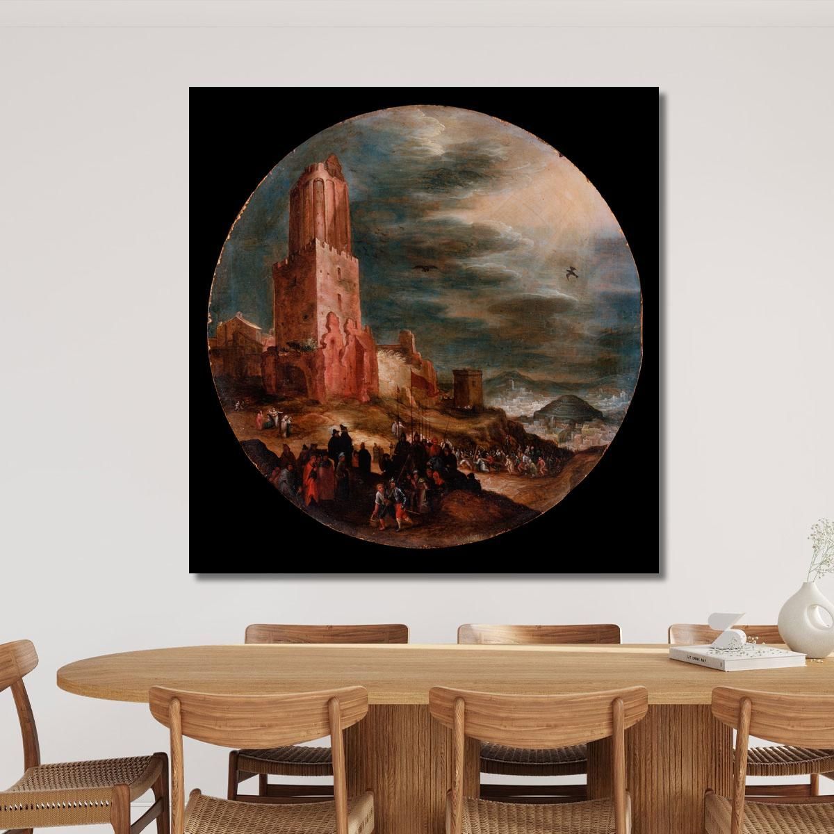 Road To Golgotha Jan Brueghel The Elder jbe35 canvas print 