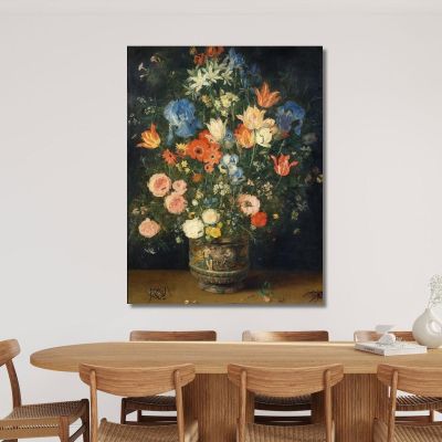 Still Life With Flowers And Insects Jan Brueghel The Elder jbe36 canvas print 