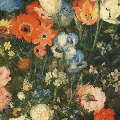 Still Life With Flowers And Insects Jan Brueghel The Elder jbe36 canvas print