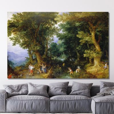 The Mocking Of Latona Jan Brueghel The Elder jbe39 canvas print 