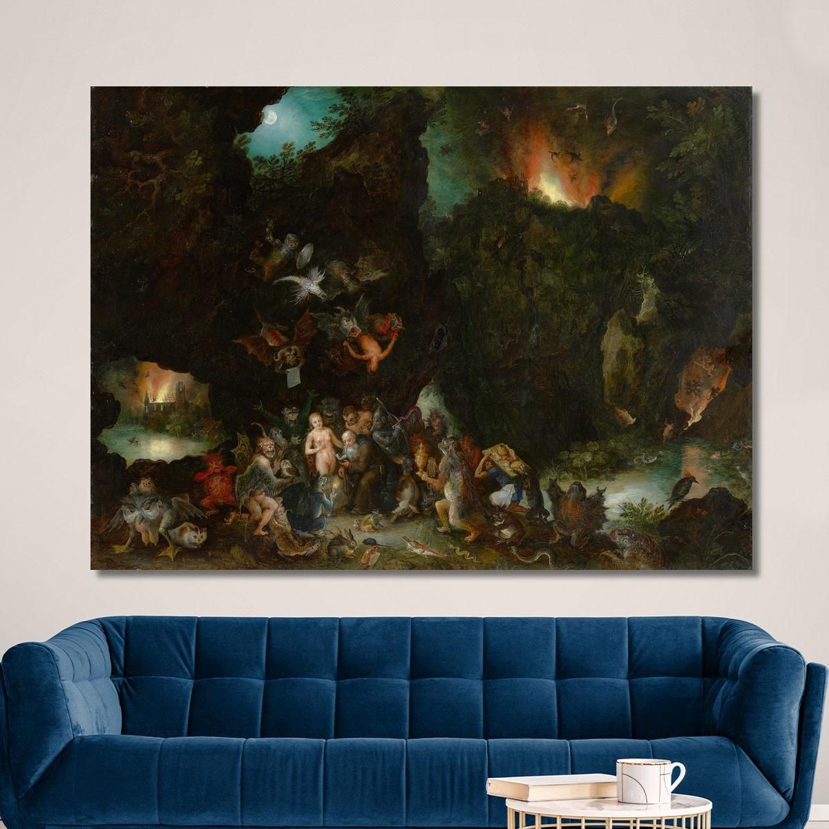 The Temptation Of Saint Anthony Jan Brueghel The Elder jbe44 canvas print 