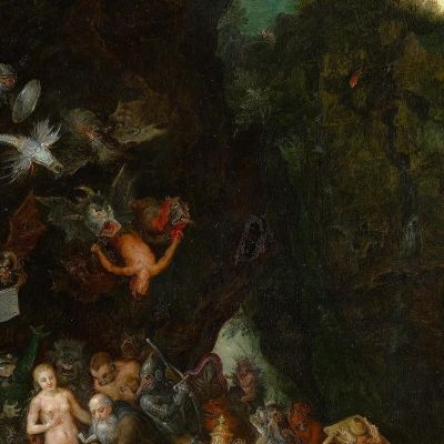 The Temptation Of Saint Anthony Jan Brueghel The Elder jbe44 canvas print