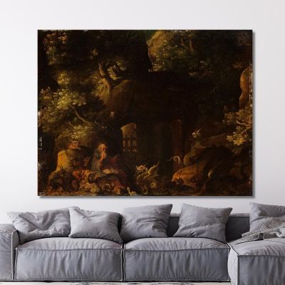 The Temptation Of St Anthony Jan Brueghel The Elder jbe45 canvas print 